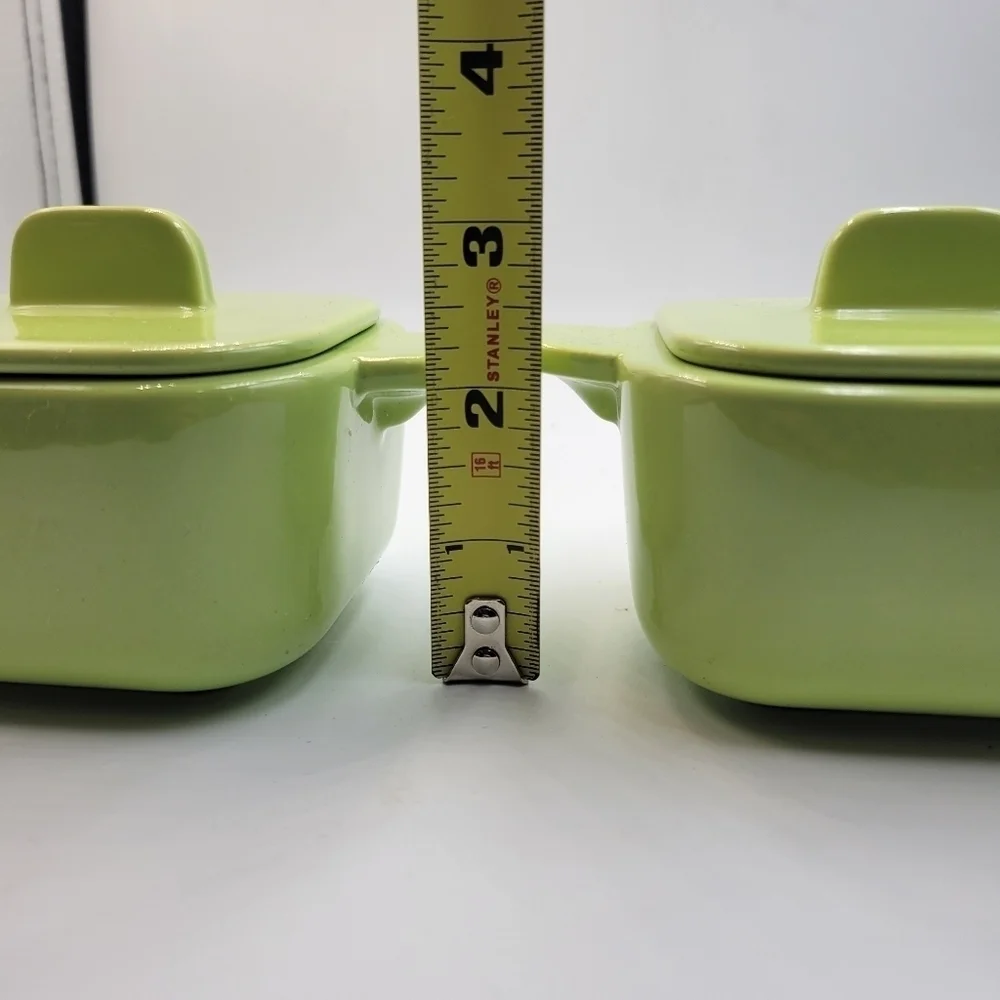Vintage Franciscan Tiempo Covered Ramekins - set of 2